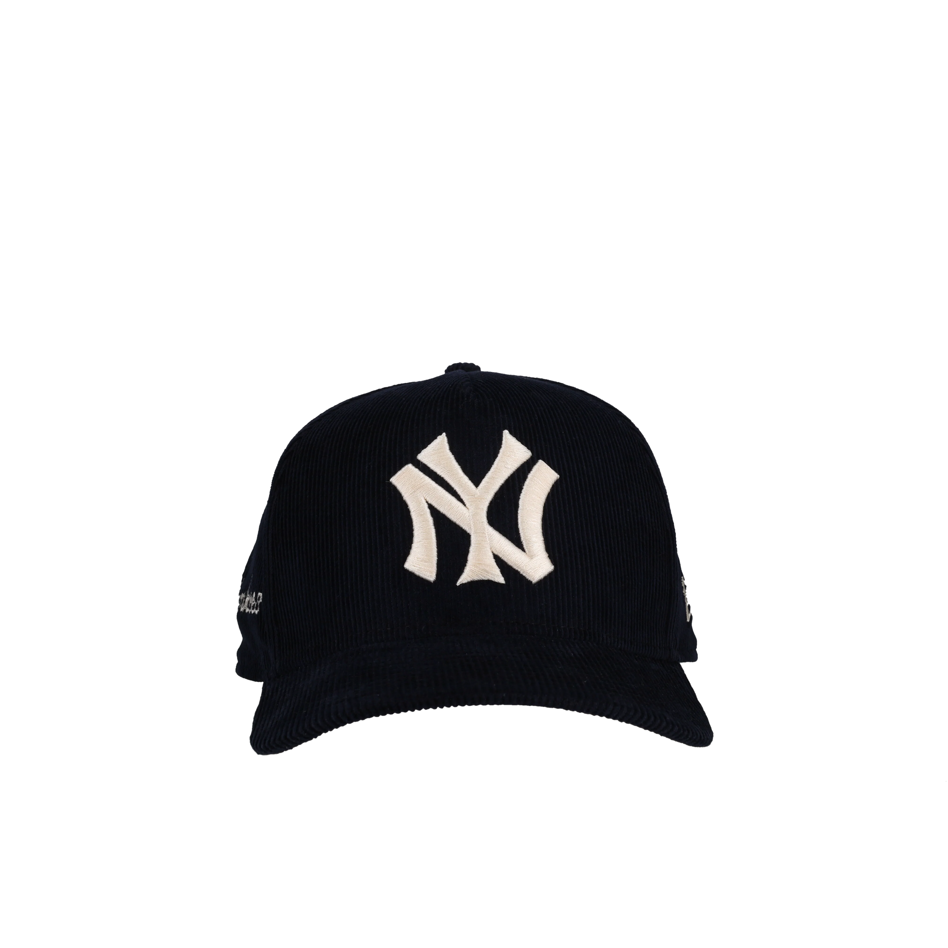 New York Yankees Navy Corduroy Script 9Fifty A Frame Snapback Hat - Image 4