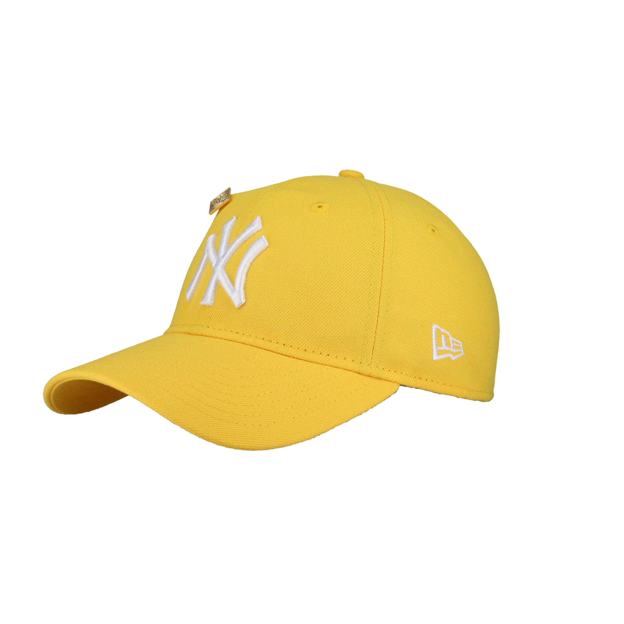 New York Yankees New Era 9Twenty Adjustable Hat (Canary Yellow) NP - Image 5