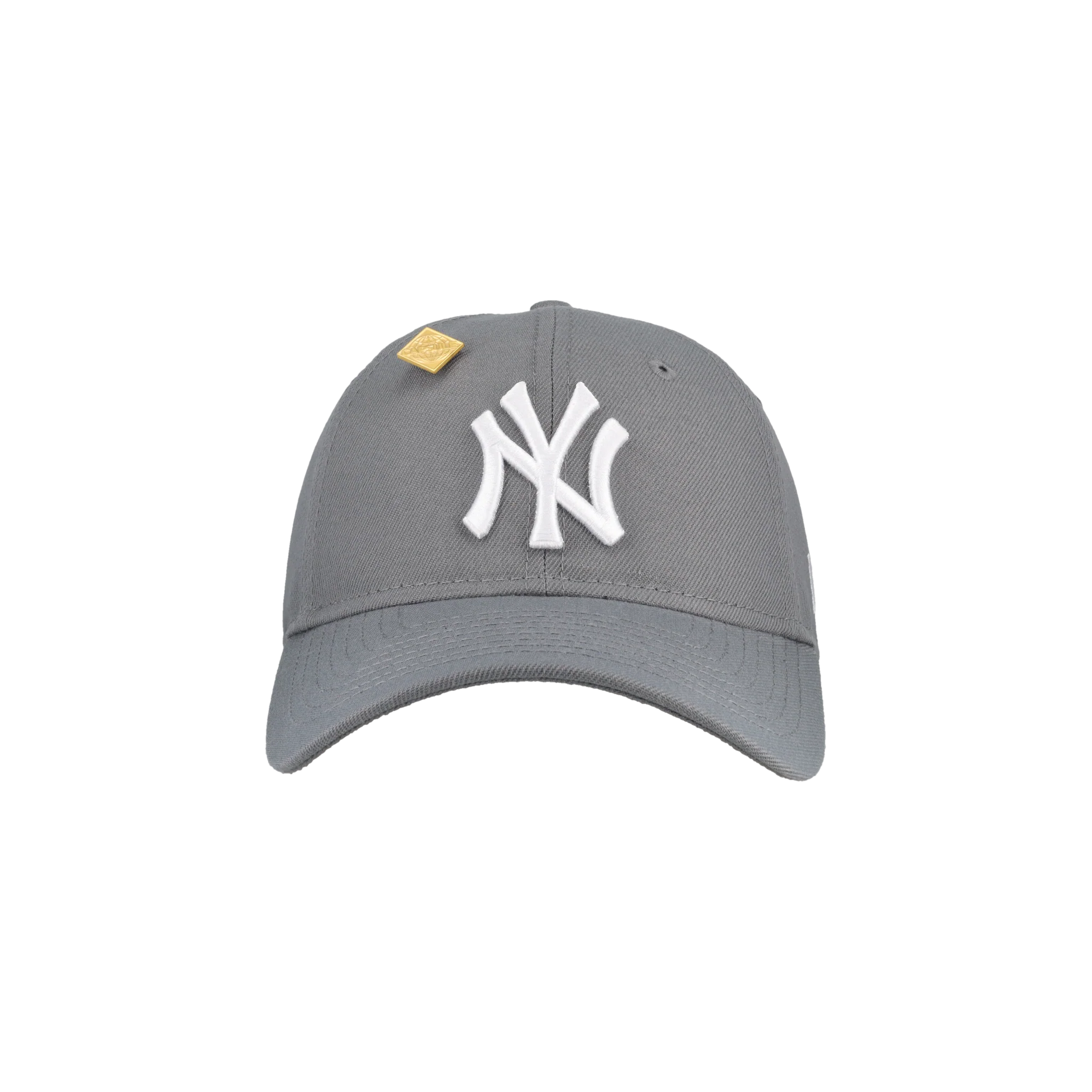 New York Yankees New Era 9Twenty Adjustable Hat (Storm Grey) NP - Image 2