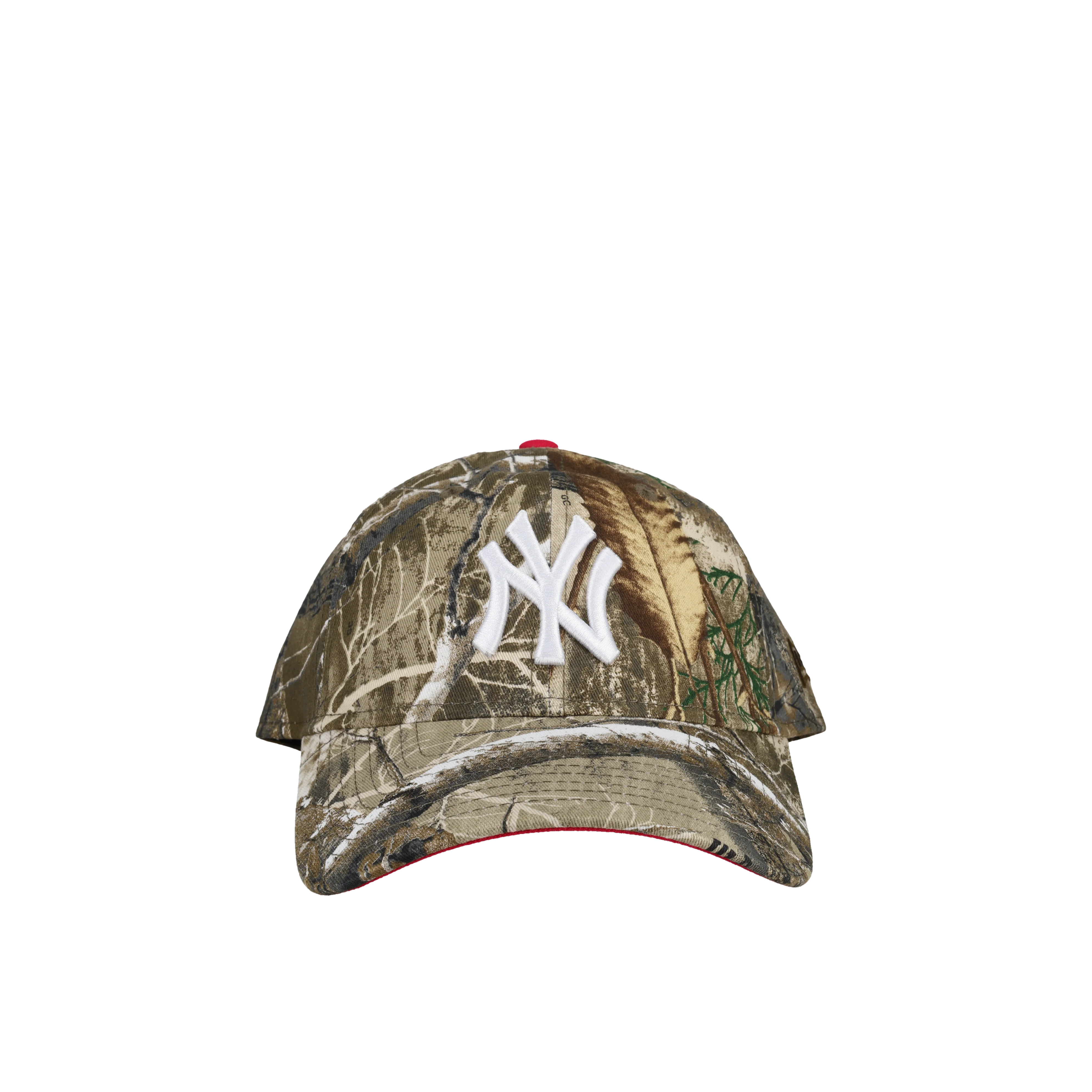 New York Yankees Premium New Era 9Twenty Realtree Bright Pink Adjustable Hat - Image 4