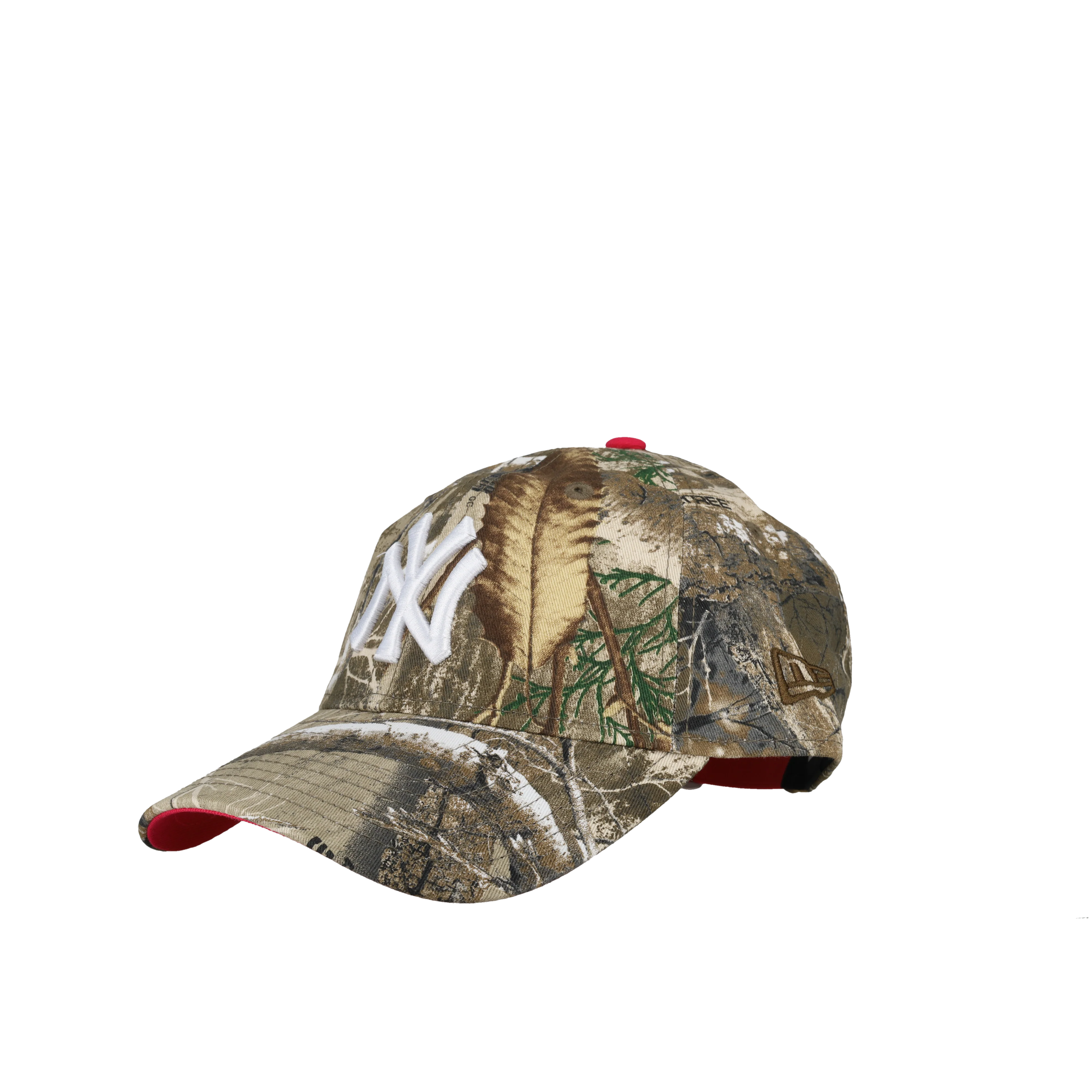 New York Yankees Premium New Era 9Twenty Realtree Bright Pink Adjustable Hat - Image 5