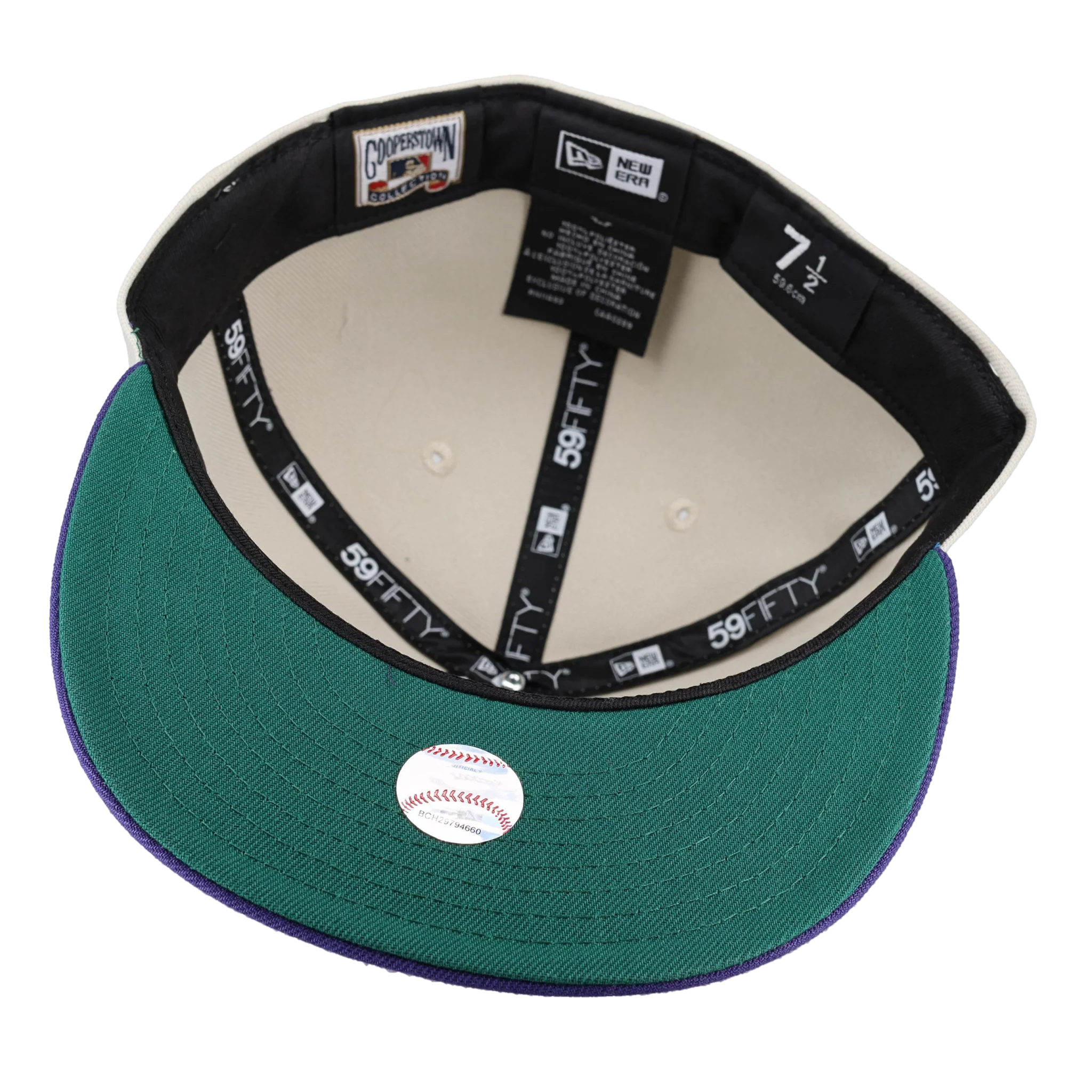 New York Yankees Stone 1962 World Series Patch 59Fifty Fitted Hat - Image 2