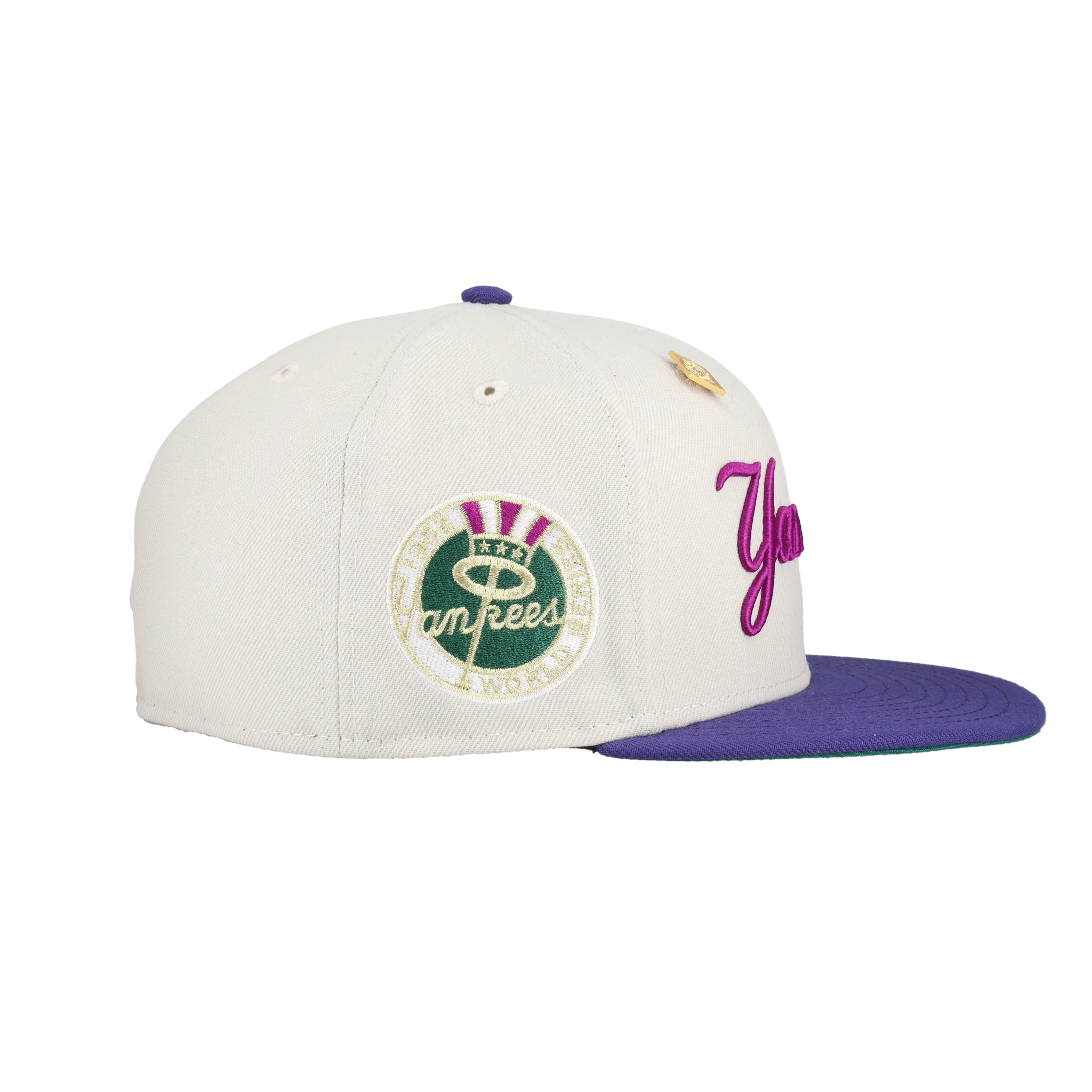 New York Yankees Stone 1962 World Series Patch 59Fifty Fitted Hat - Image 3