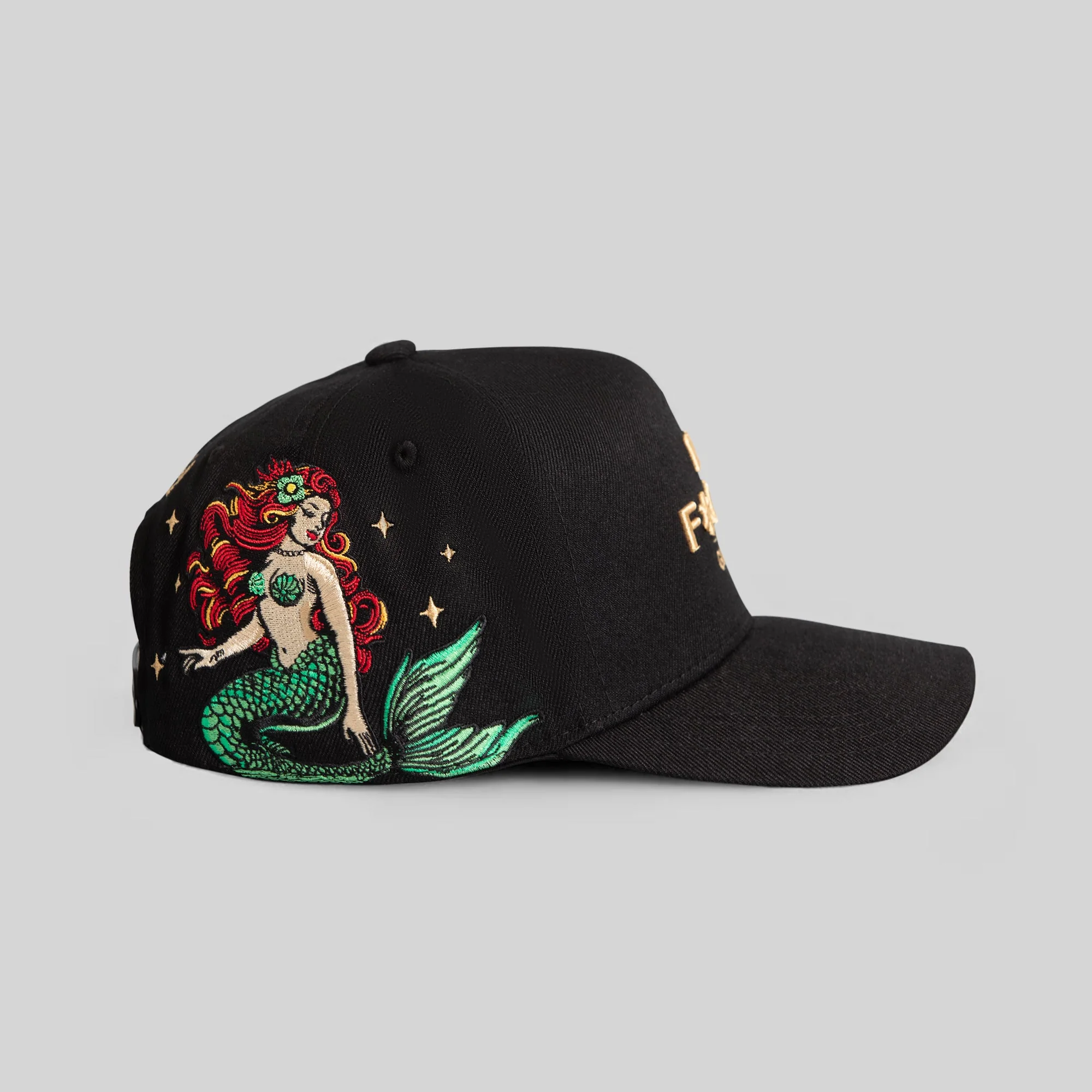 Field Grade NO F*CKS GIVEN SAILOR BLACK WOOL TRUCKER - Image 3