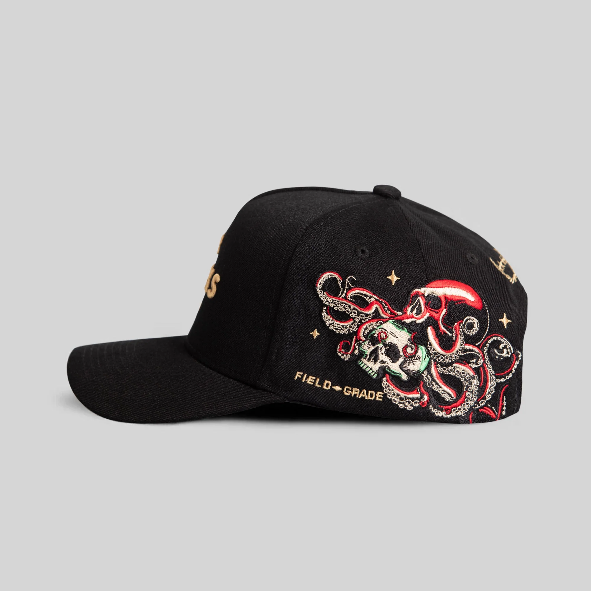 Field Grade NO F*CKS GIVEN SAILOR BLACK WOOL TRUCKER - Image 6