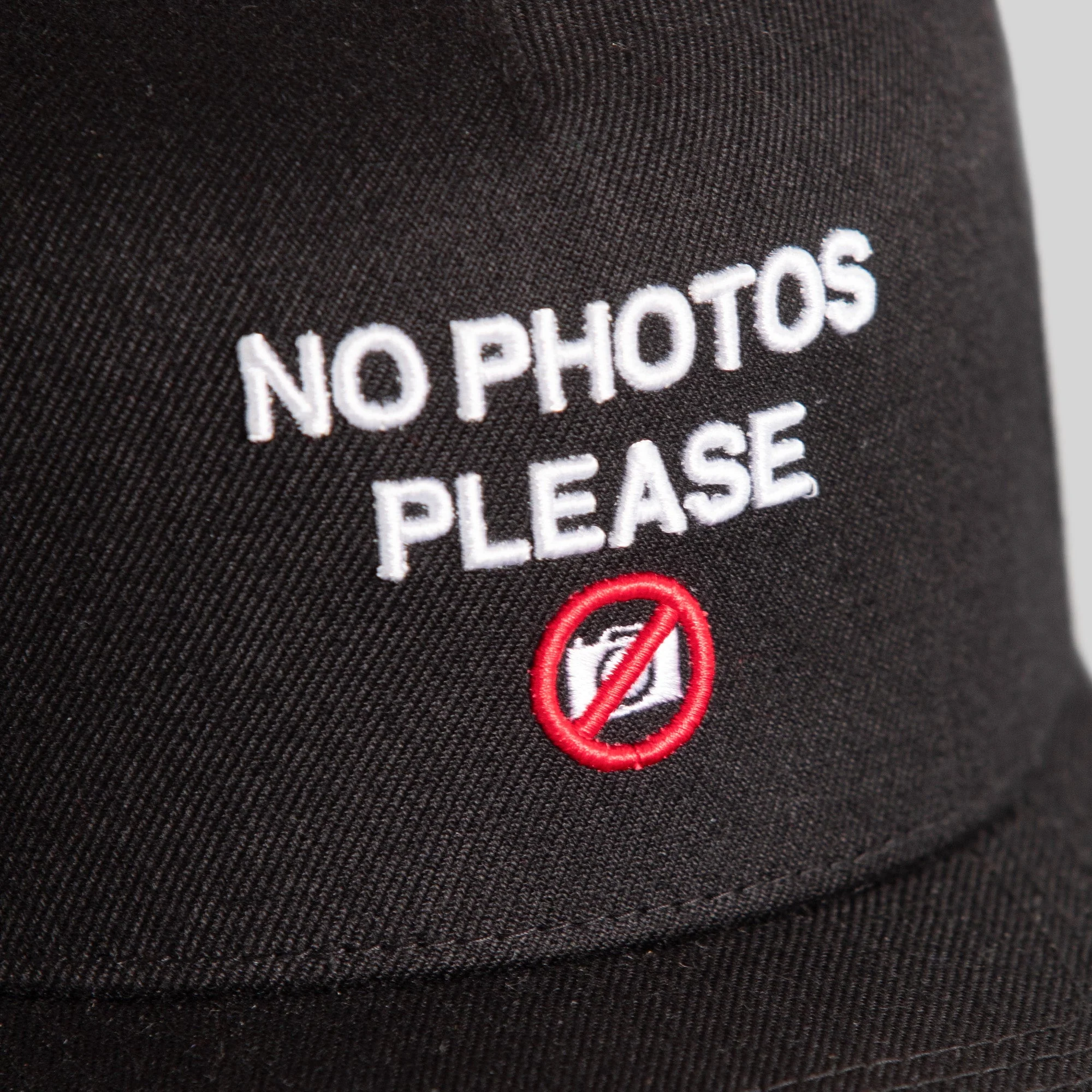 Field Grade NO PHOTOS PLEASE BLACK TRUCKER - Image 2