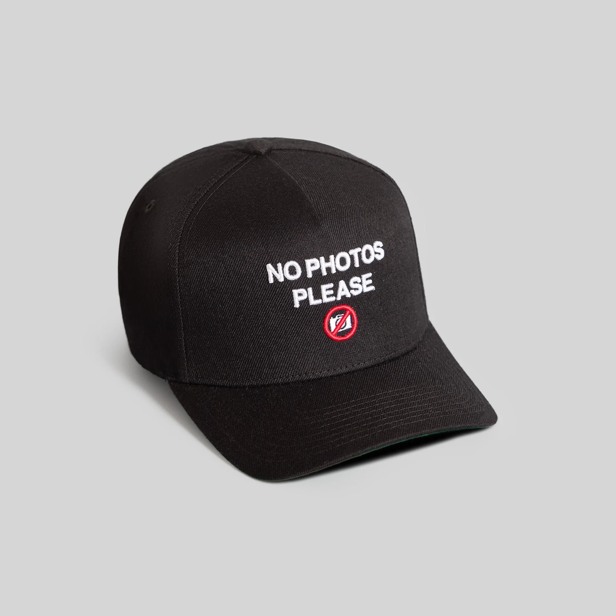 Field Grade NO PHOTOS PLEASE BLACK TRUCKER - Image 3