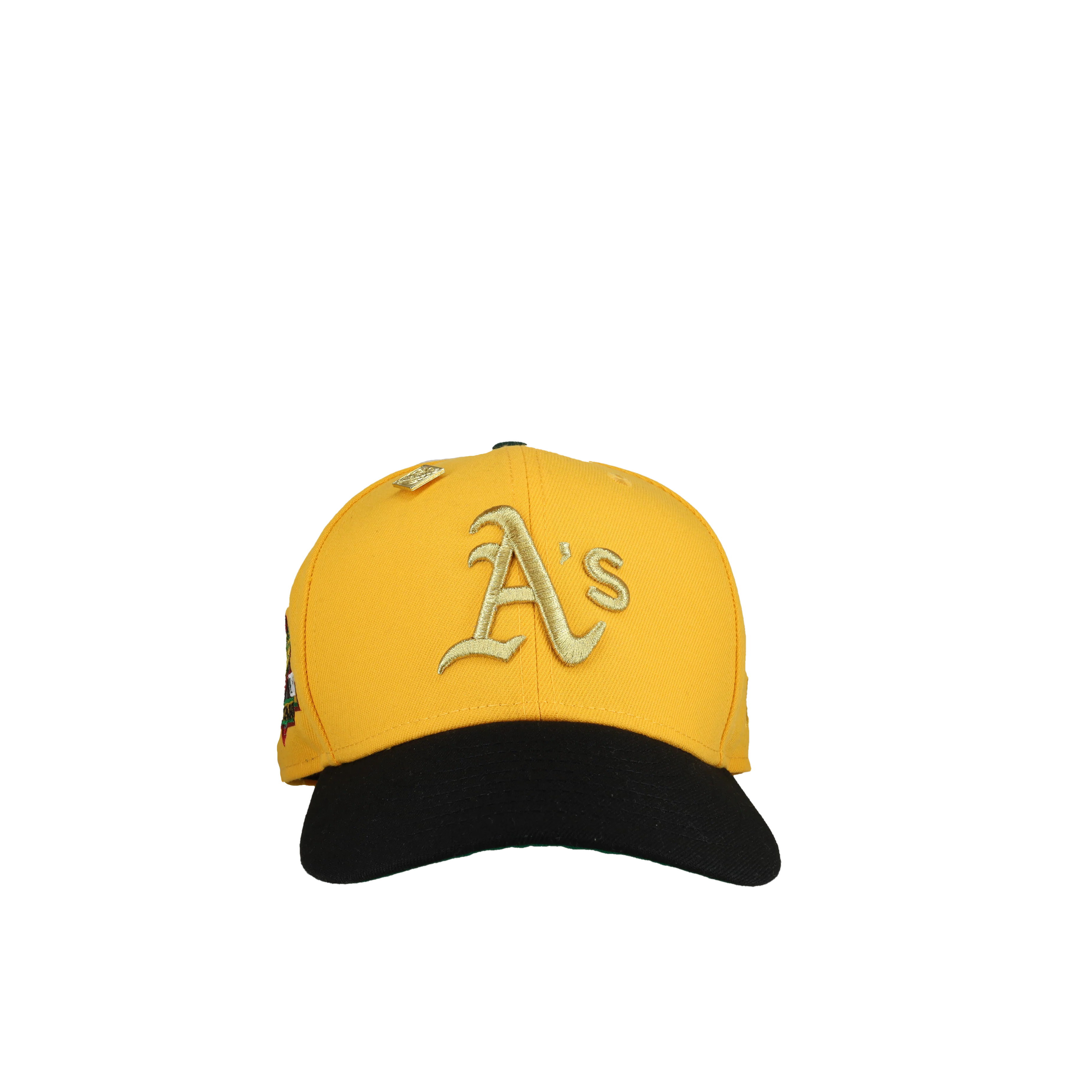 Oakland Athletics 1989 World Series Yellow Gold 59Fifty Fitted Hat - Image 4