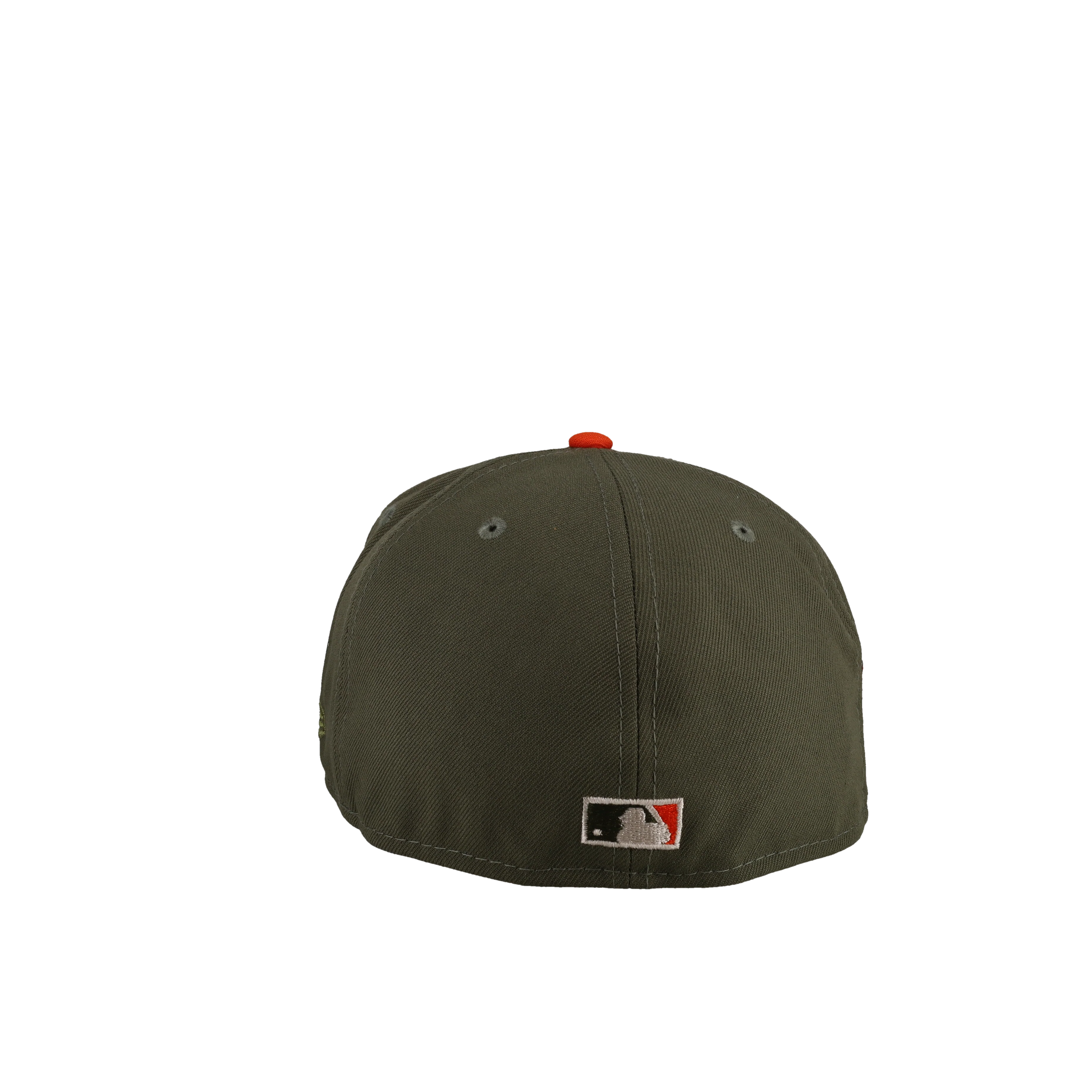 Philadelphia Phillies 1996 All Star Game Olive Orange Metallic 59Fifty Fitted Hat - Image 6