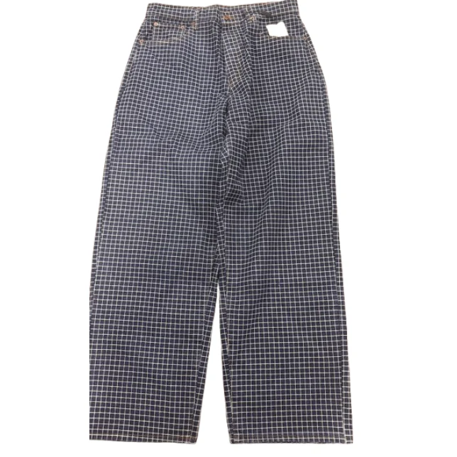 Plaid Raspberry Hills Pants (Navy)