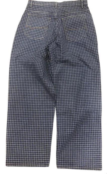 Plaid Raspberry Hills Pants (Navy) - Image 2