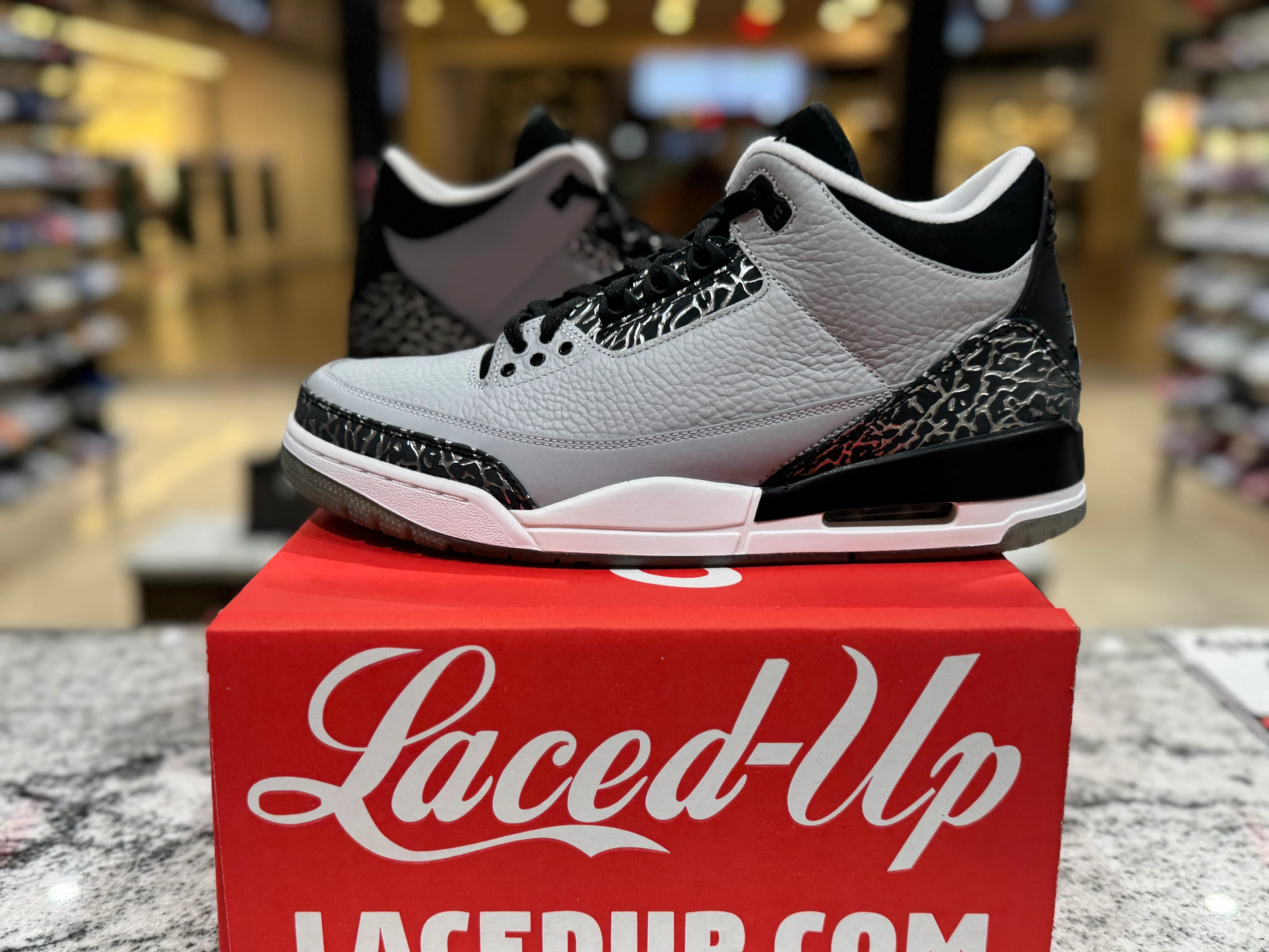 Jordan 3 Retro Wolf Grey NO BOX - Image 2