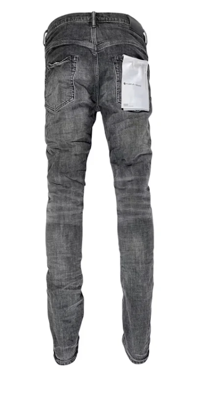 Purple Brand Grey "Dirty Blowout" Jean Black - Image 2