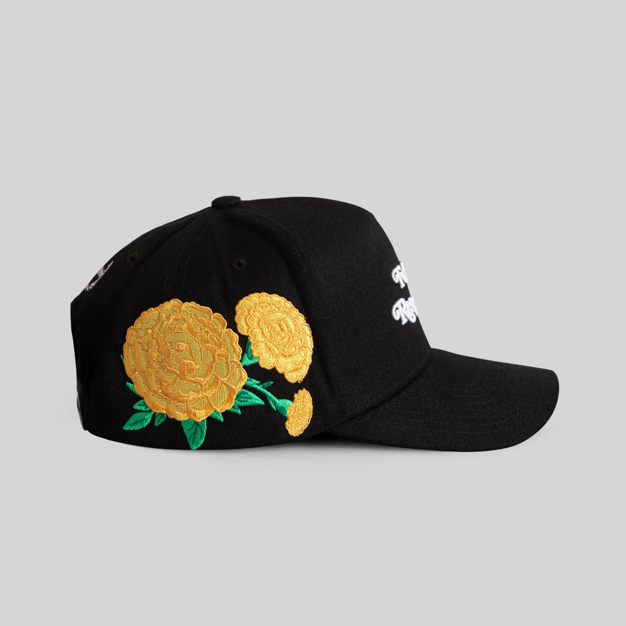 Field Grade RESPECTFULLY MARIGOLD BLACK WOOL TRUCKER - Image 4