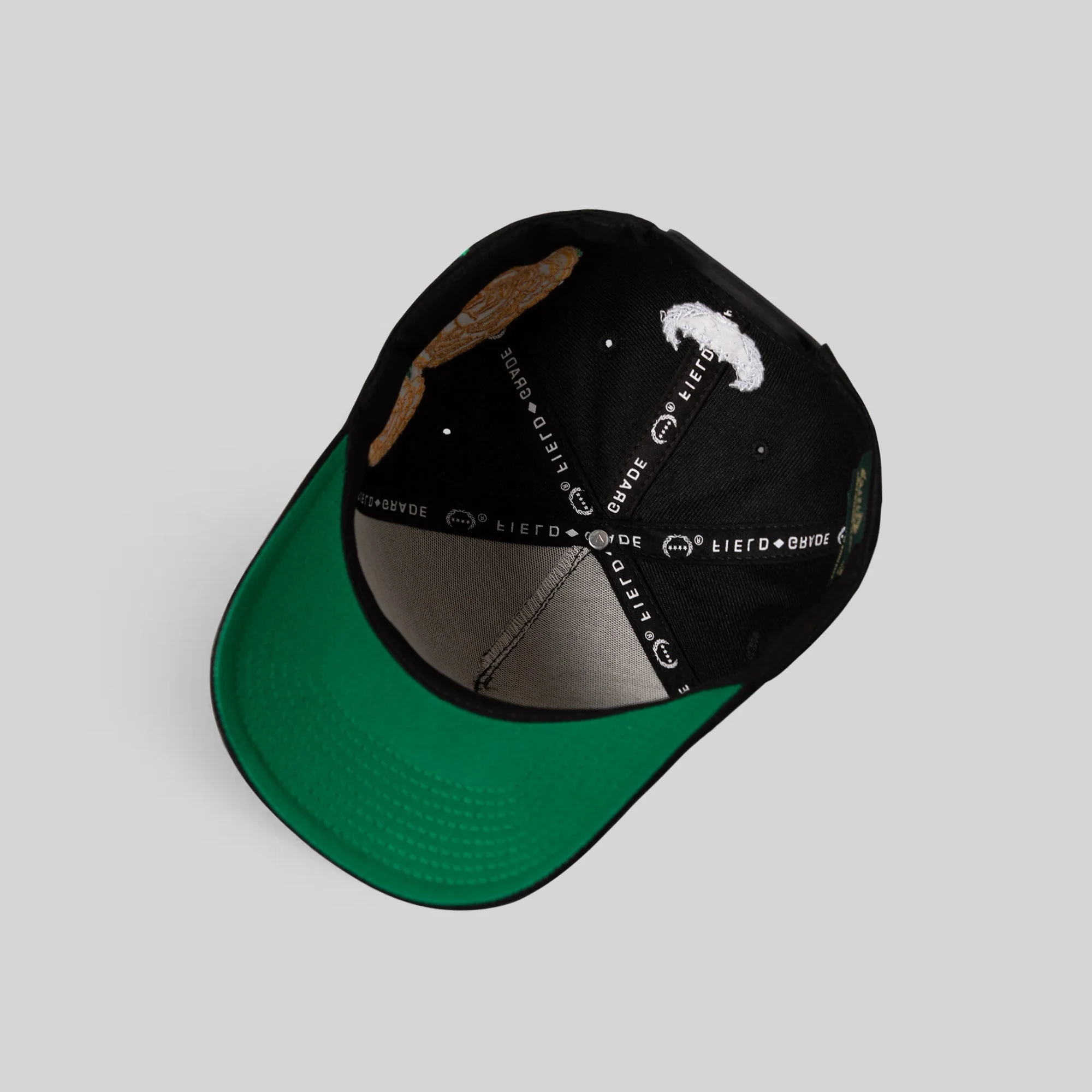 Field Grade RESPECTFULLY MARIGOLD BLACK WOOL TRUCKER - Image 8