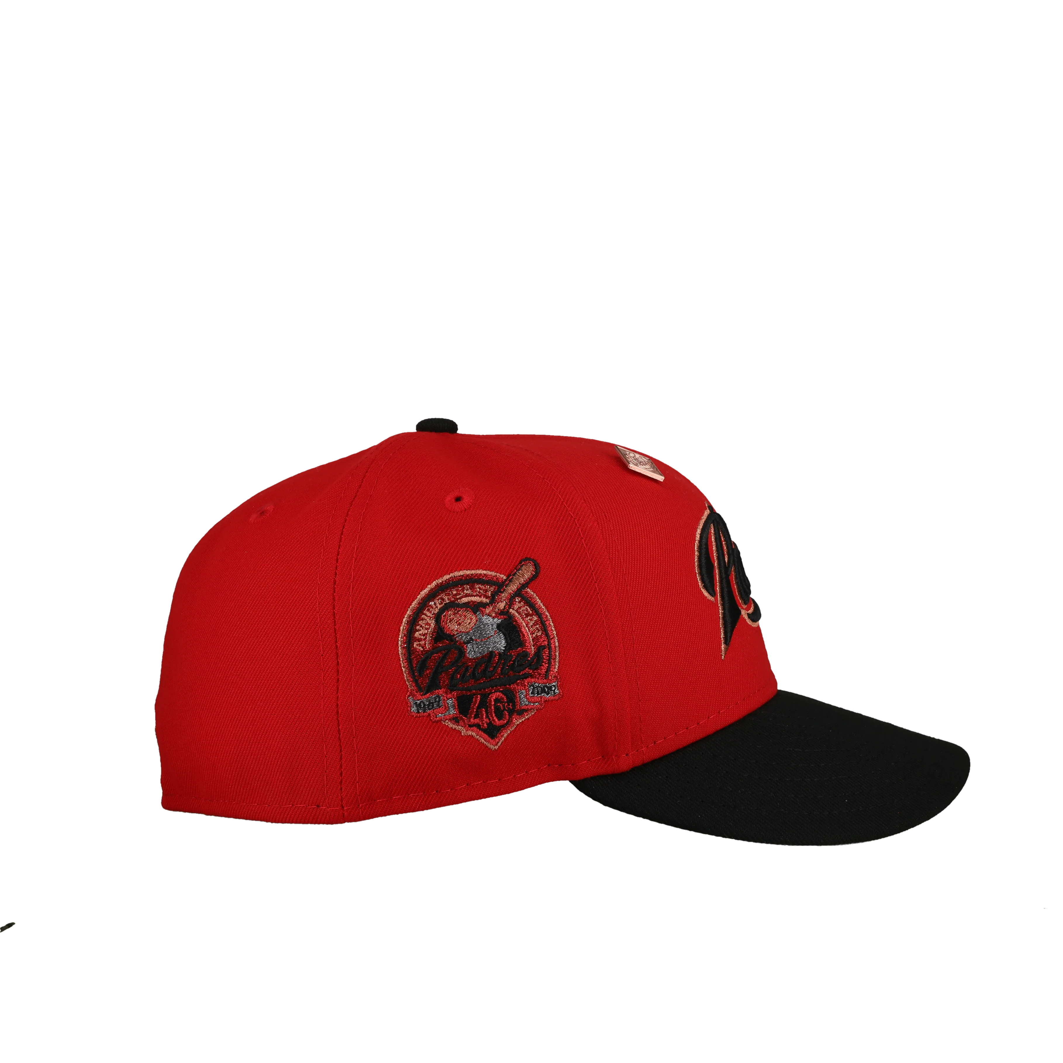 San Diego Padres 40th Anniversary Black Red Metallic 59Fifty Fitted Hat - Image 2