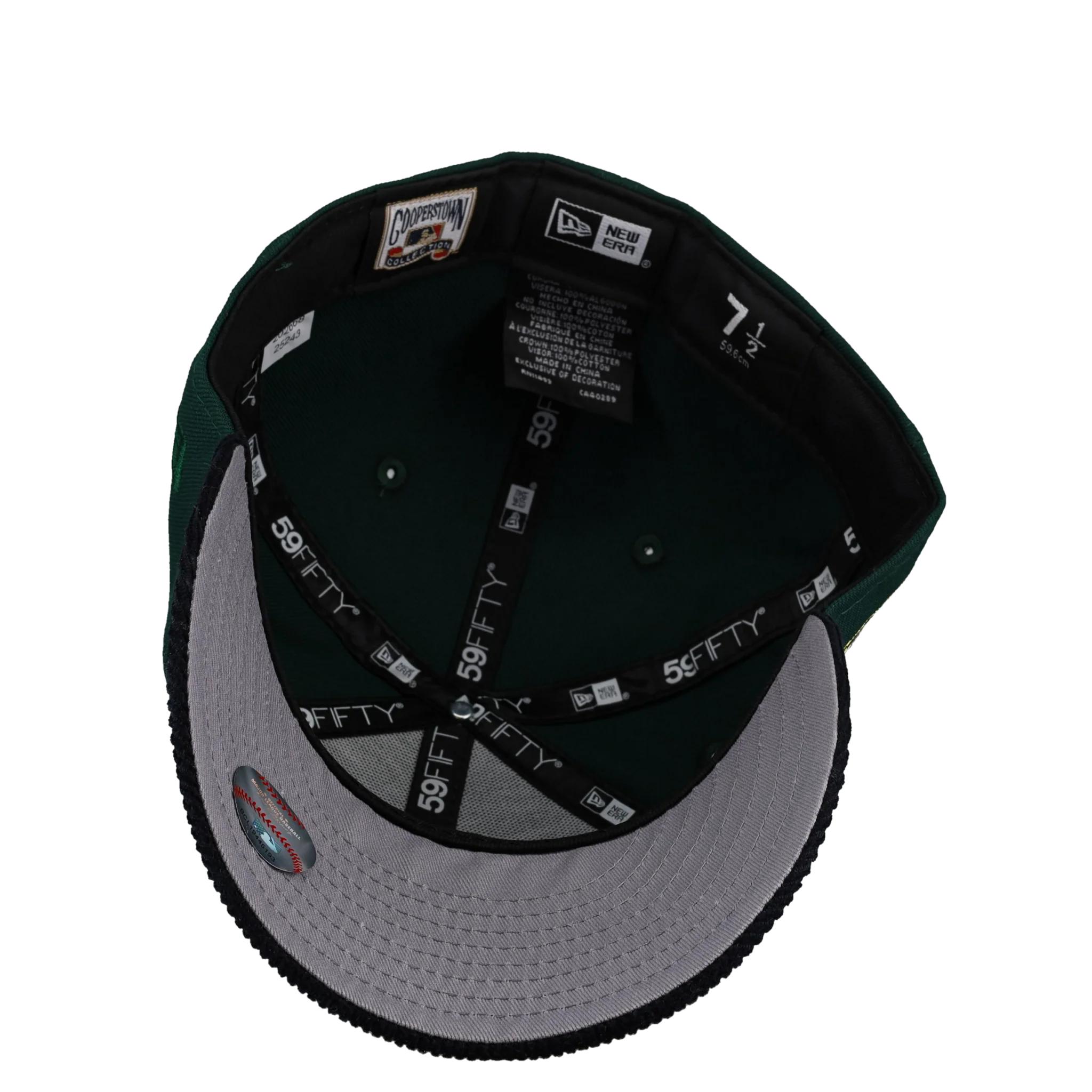 San Francisco Giants 2007 All Star Game Green/Navy Corduroy 59Fifty Fitted Hat - Image 3