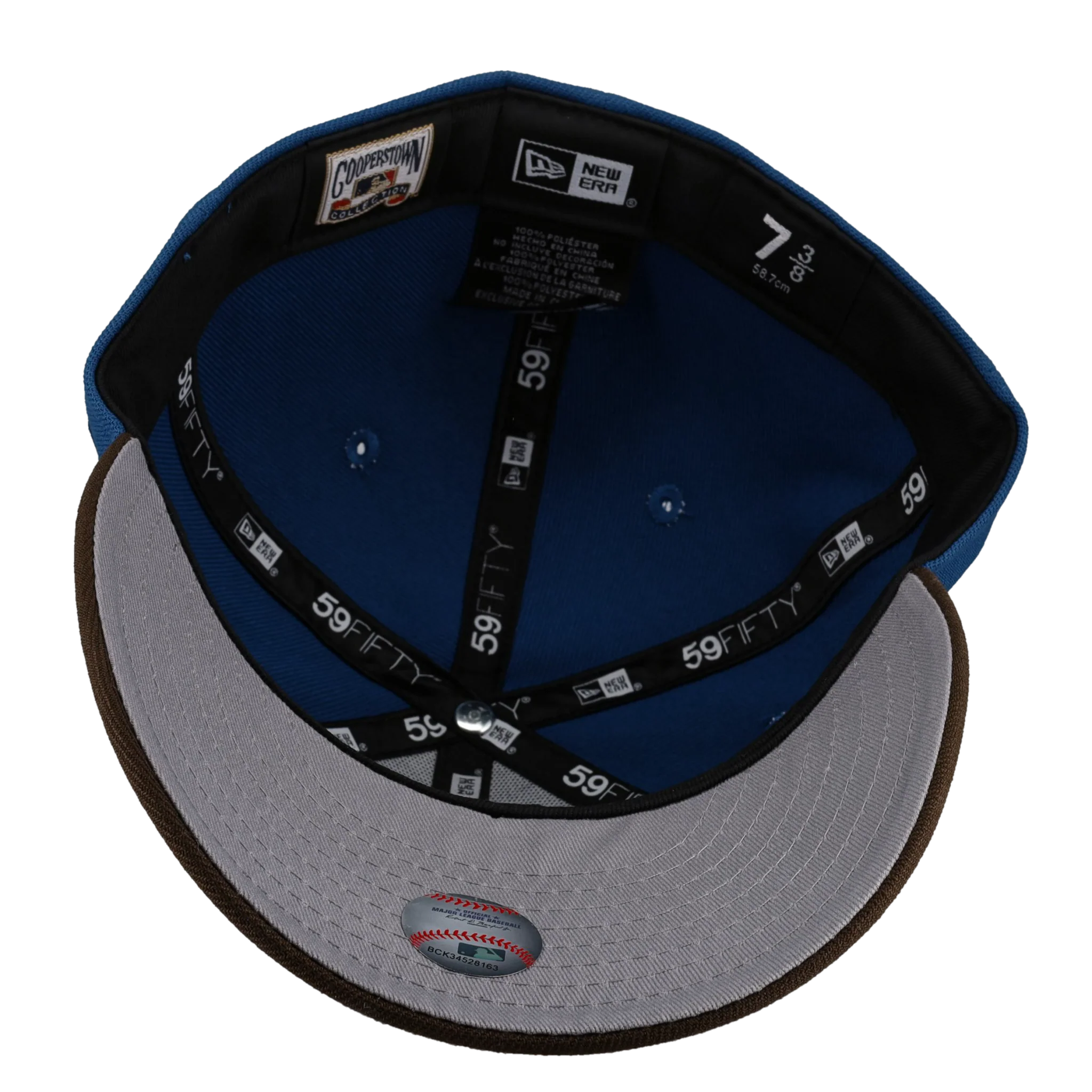 Capsule Hats - Seattle Mariners 25th Anniversary Blue/Walnut Metallic 59Fifty Fitted Hat - Image 3