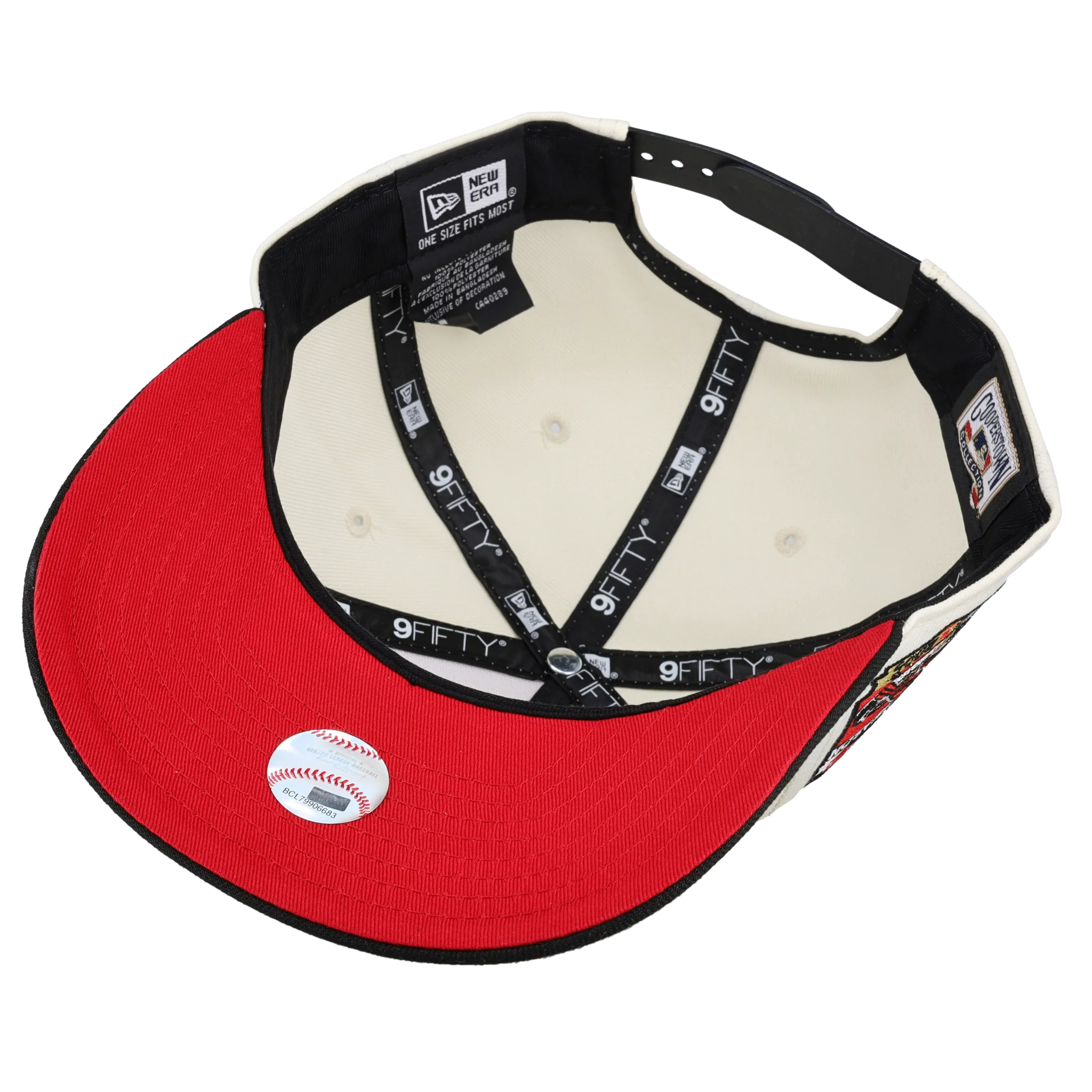 St. Louis Cardinals Busch Stadium White/Black/Red 9Fifty A Frame Snapback Hat - Image 3