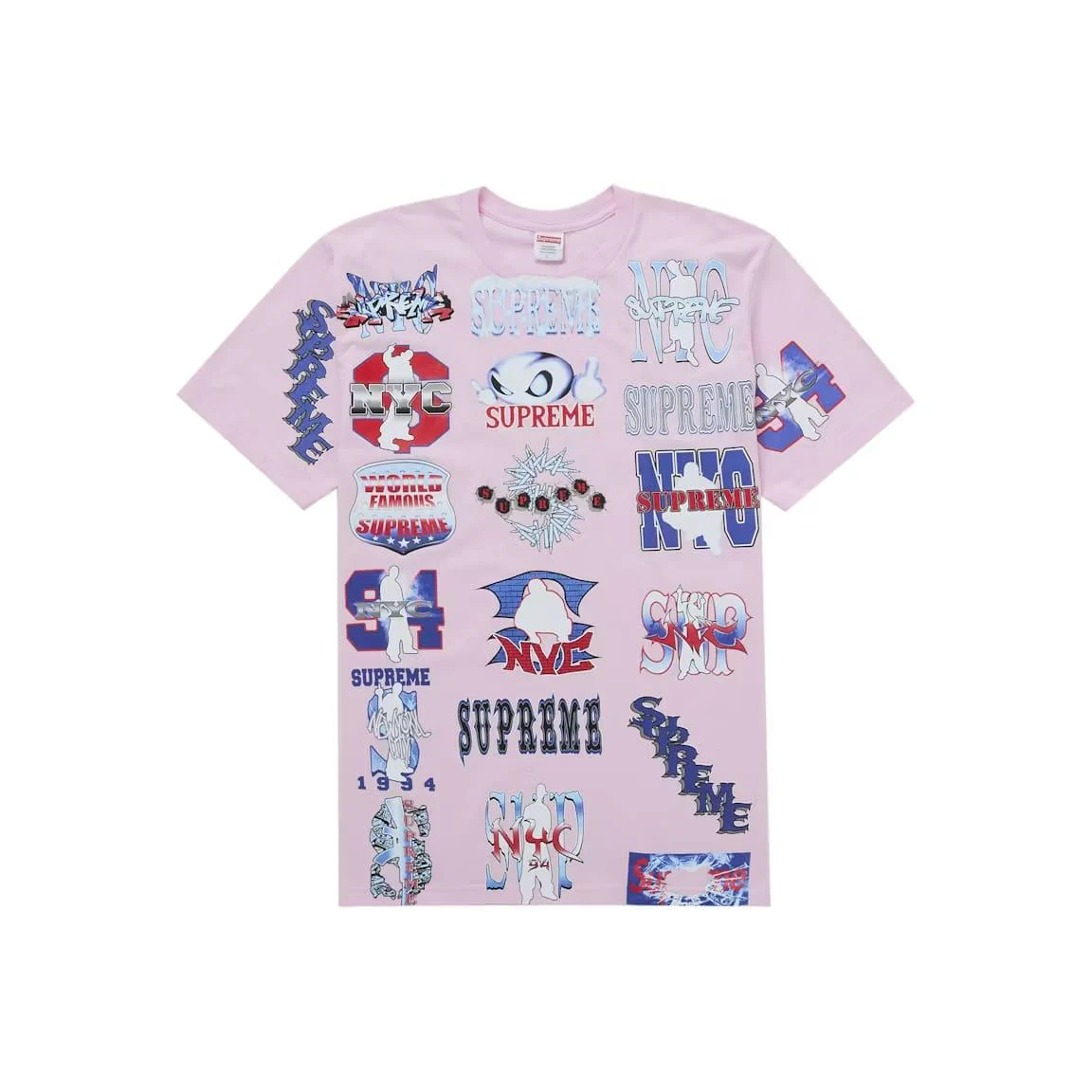 Supreme Flash Tee Light Pink