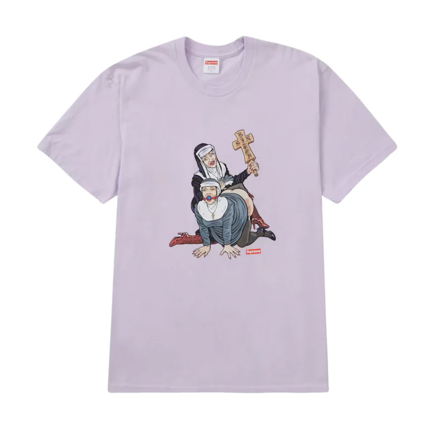 Supreme Nuns Tee Light Purple