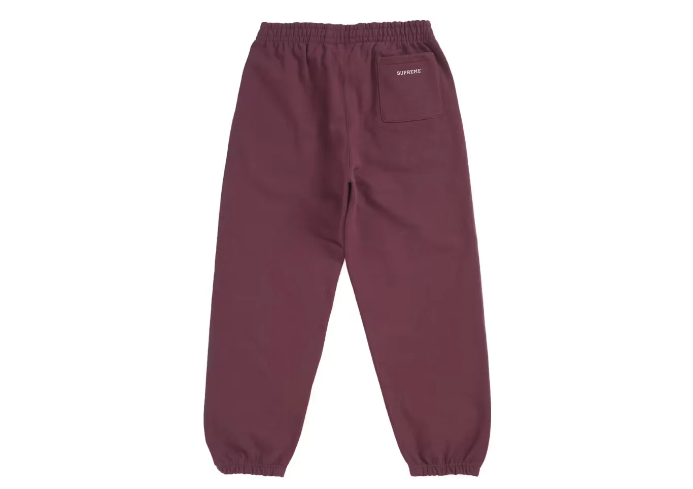 Supreme S Logo Sweatpant (FW24) (Maroon) - Image 2