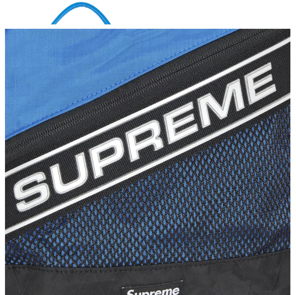 Supreme FW23 “Logo” Shoulder Bag ‘Blue’ - Image 3