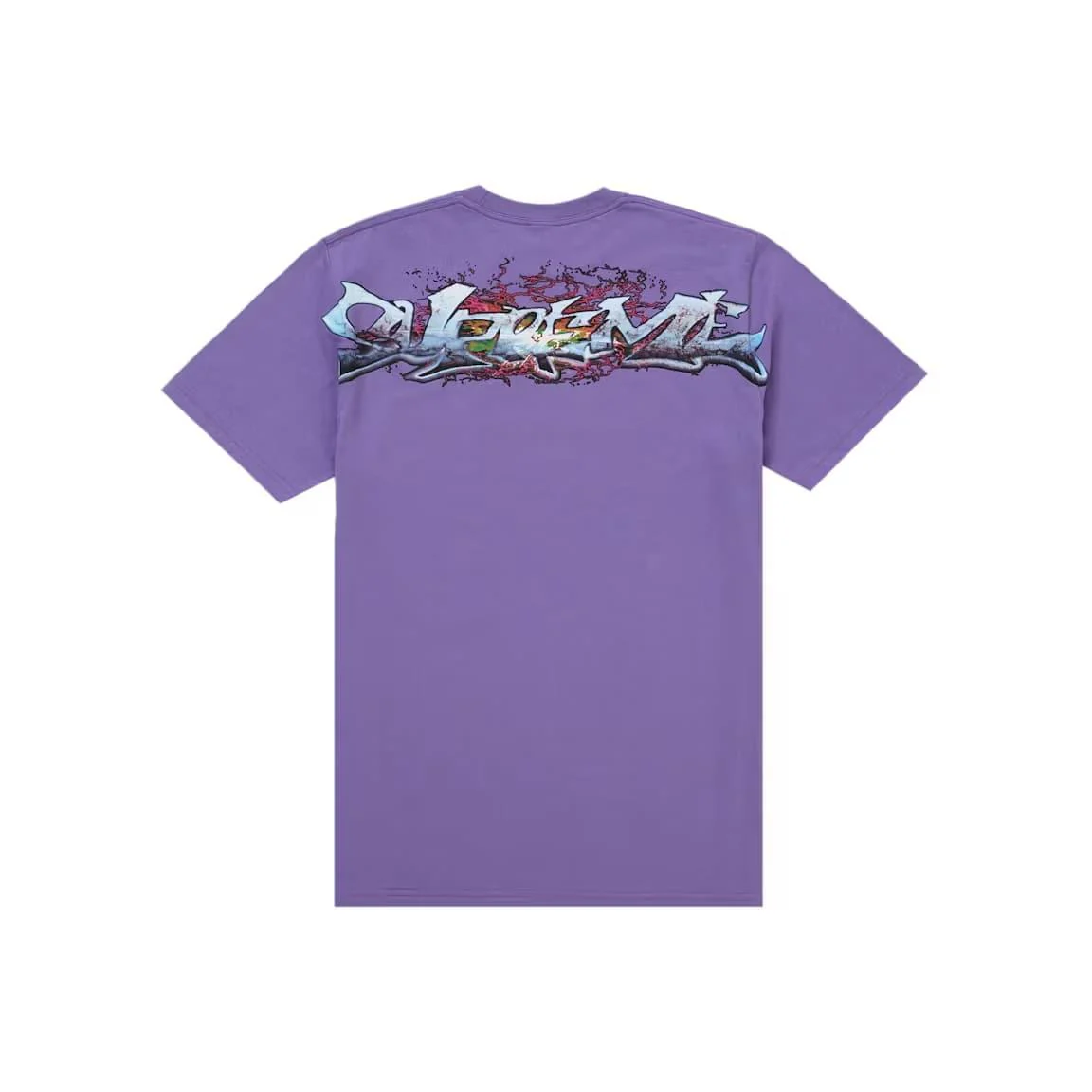 Supreme Tag Tee Purple