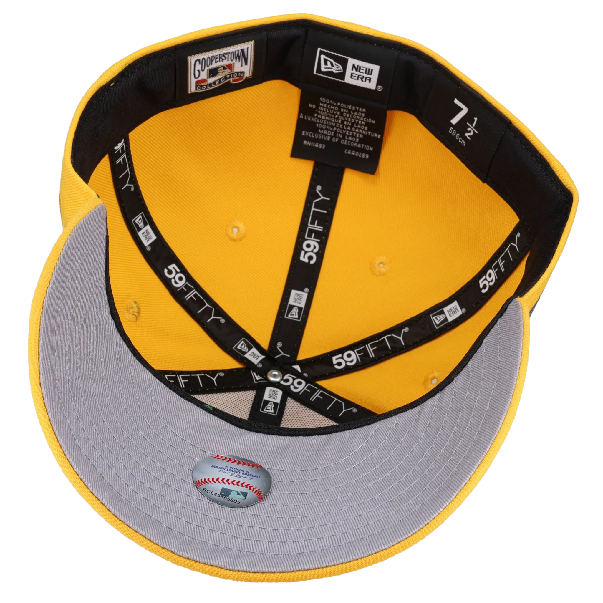 Tampa Bay Rays Tropicana Field Yellow Copper Metallic 59Fifty Fitted Hat - Image 3