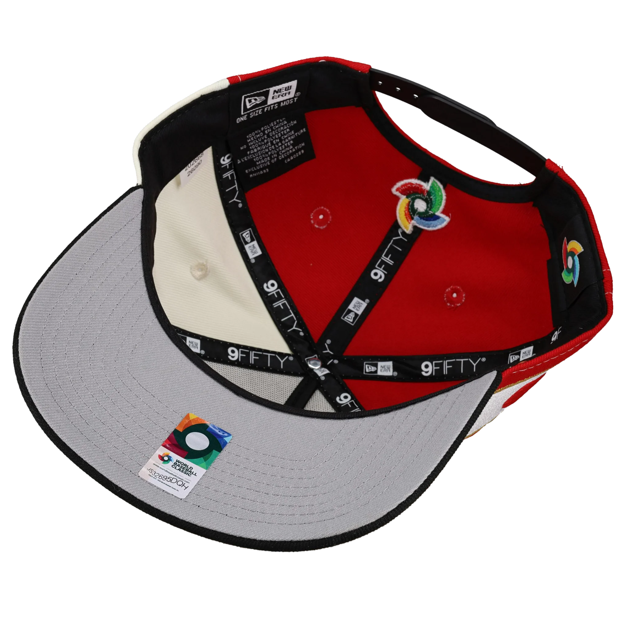 Team Japan New Era 2026 World Baseball Classic White 9Fifty A Frame Snapback Hat - Image 3