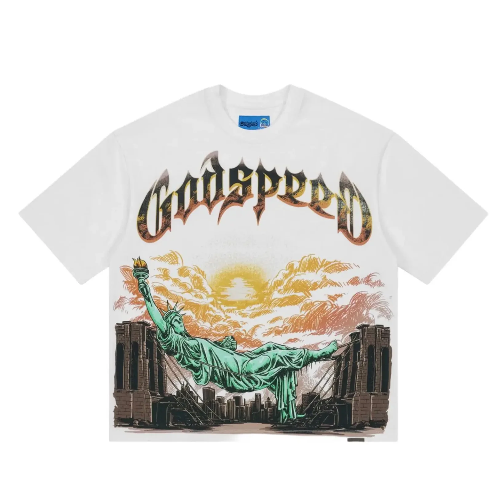 Godspeed "Burnt Bridges" Tee (White)