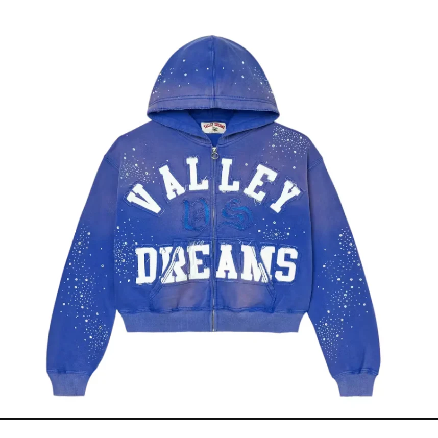 Vale Forever Classico Zip Up Hoodie (Blue)