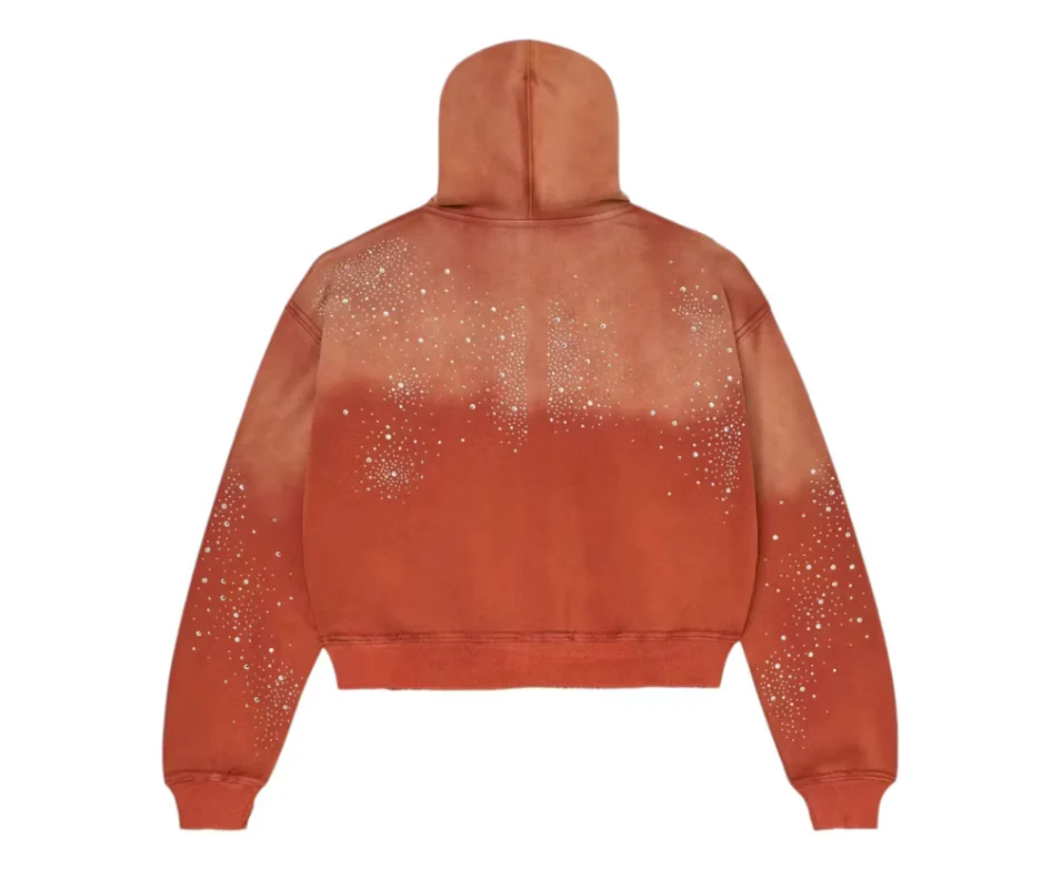 Vale Forever Classico Zip Up Hoodie (Orange) - Image 2