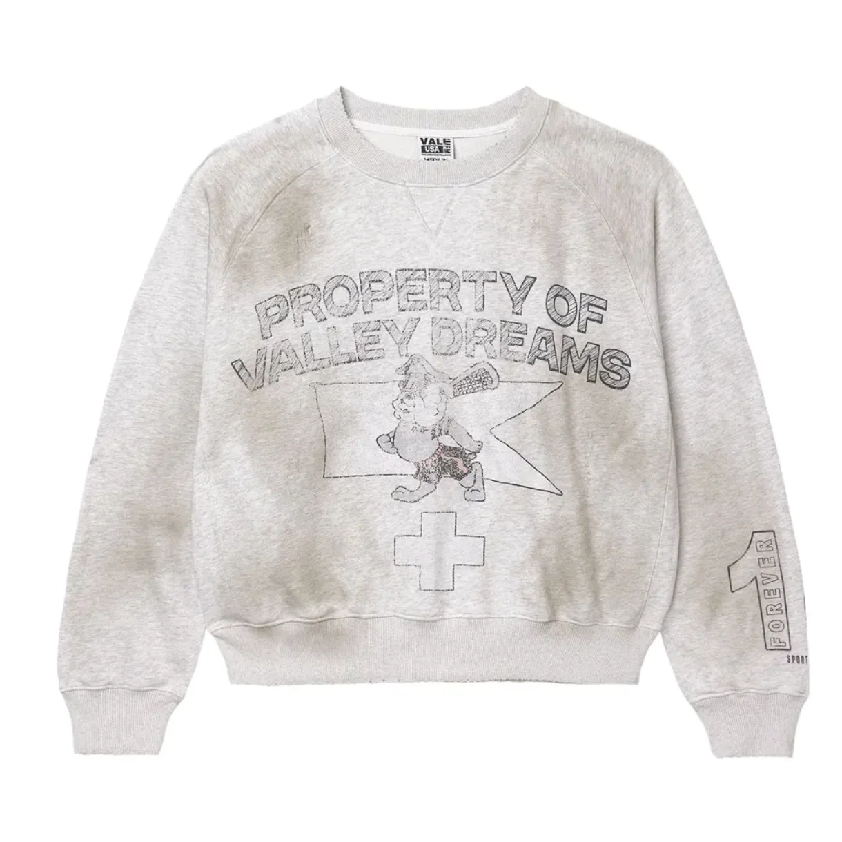 Vale Forever Prison Break Crewneck 'Dest/Light Grey'