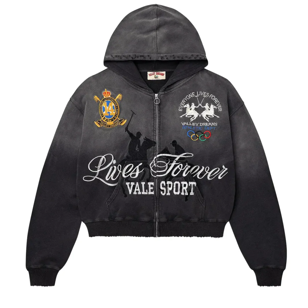 Vale Forever Rockefeller Zip Up (Black)
