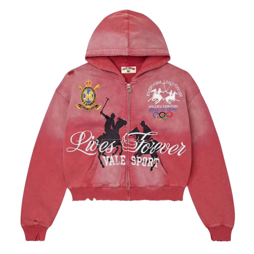 Vale Forever Rockefeller Zip Up 'Red'