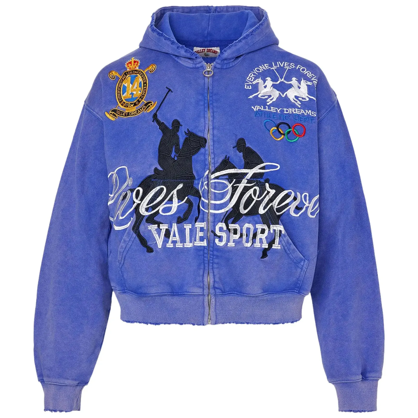 Vale Forever Schwab Zip Up 'Blue'