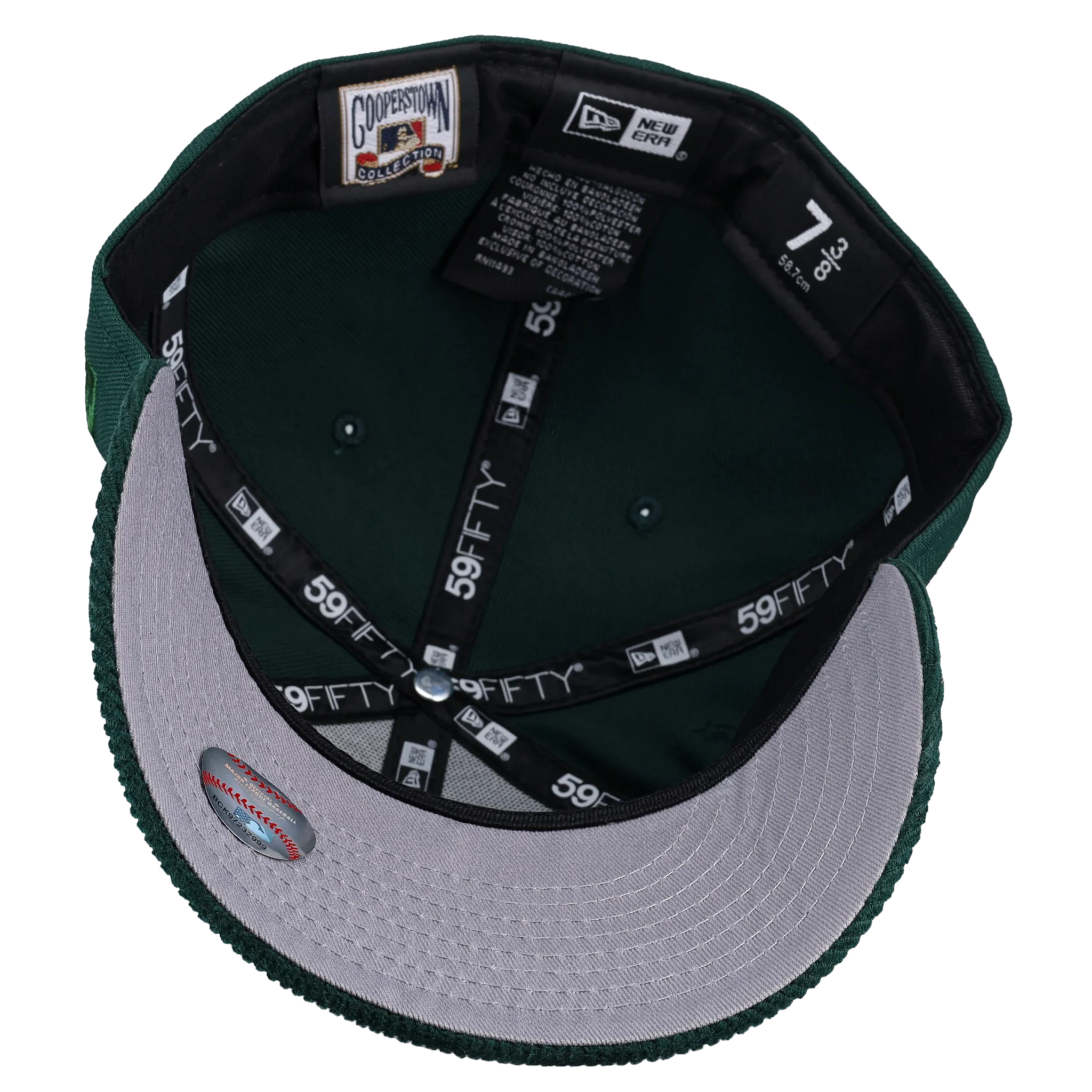 Washington Nationals 2018 ASG Corduroy Green Bronze Metallic 59Fifty Fitted Hat - Image 2